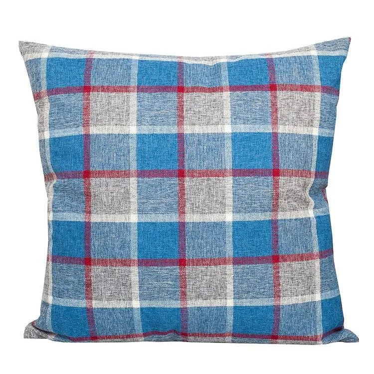 Linen House Checkmate Scatter Cushion 55 x 55cm Oceana