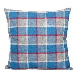 Linen House Checkmate Scatter Cushion 55 x 55cm Oceana