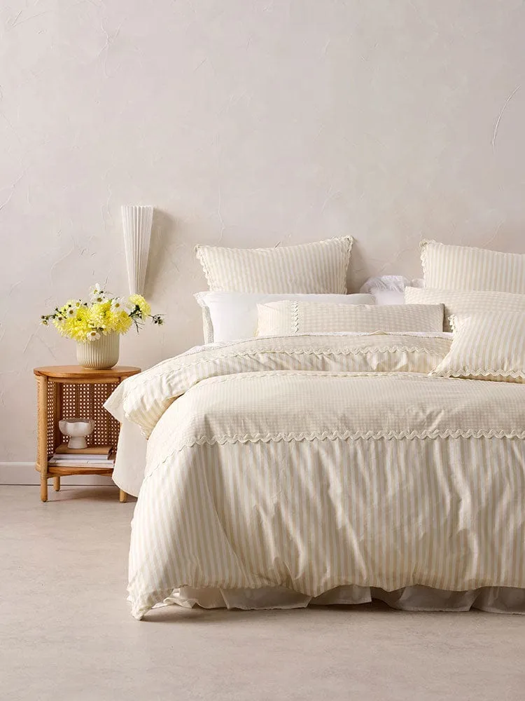 Linen House Natural Chica Duvet Cover Set