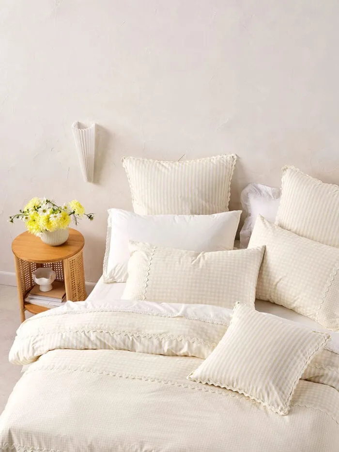Linen House Natural Chica Duvet Cover Set