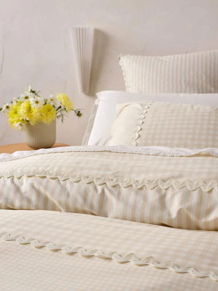 Linen House Natural Chica Duvet Cover Set