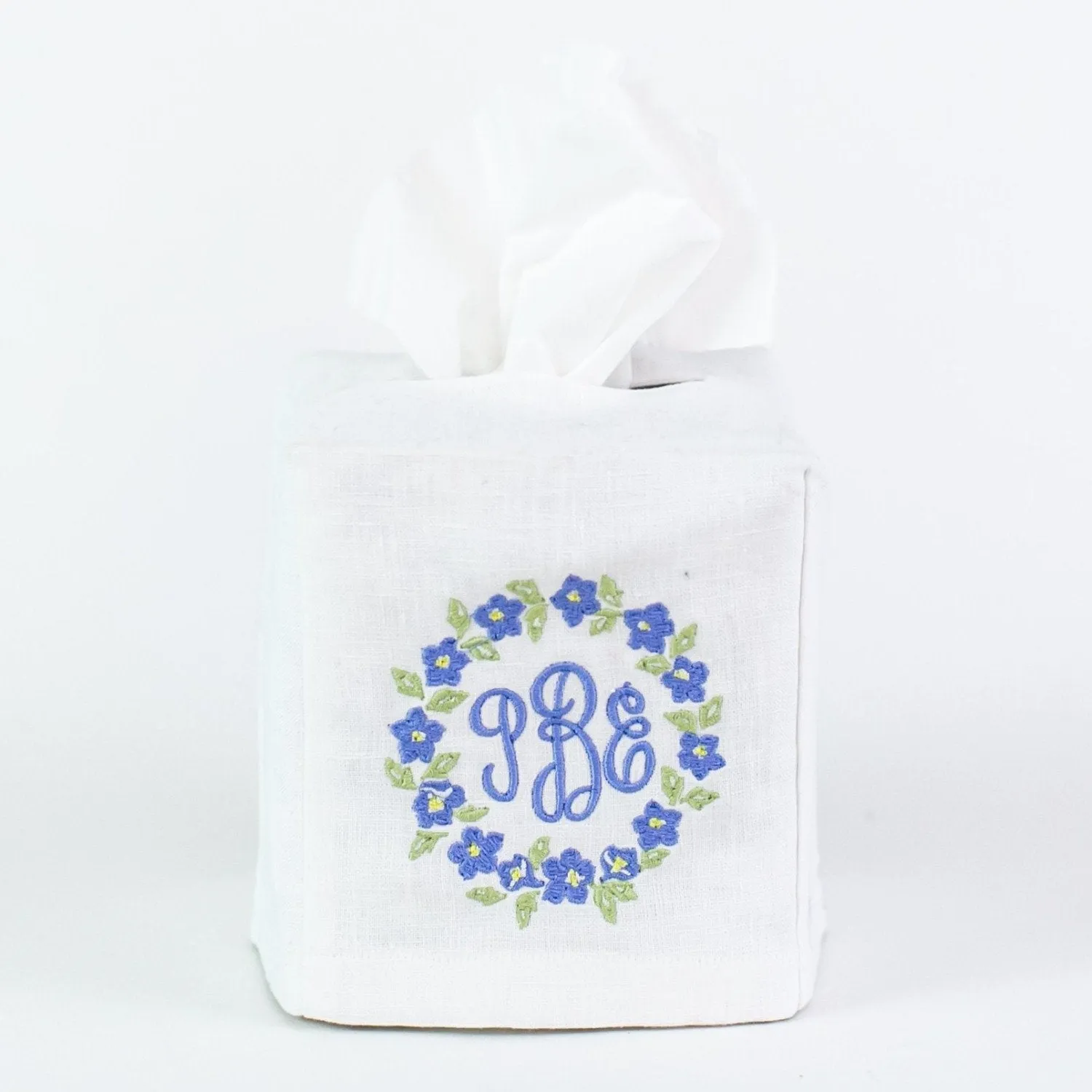 Linen Tissue Box Cover