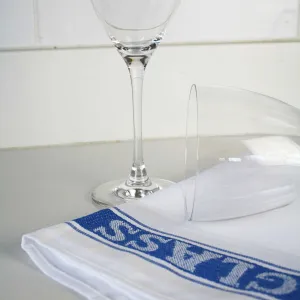 Linen Union Glass Cloth Blue