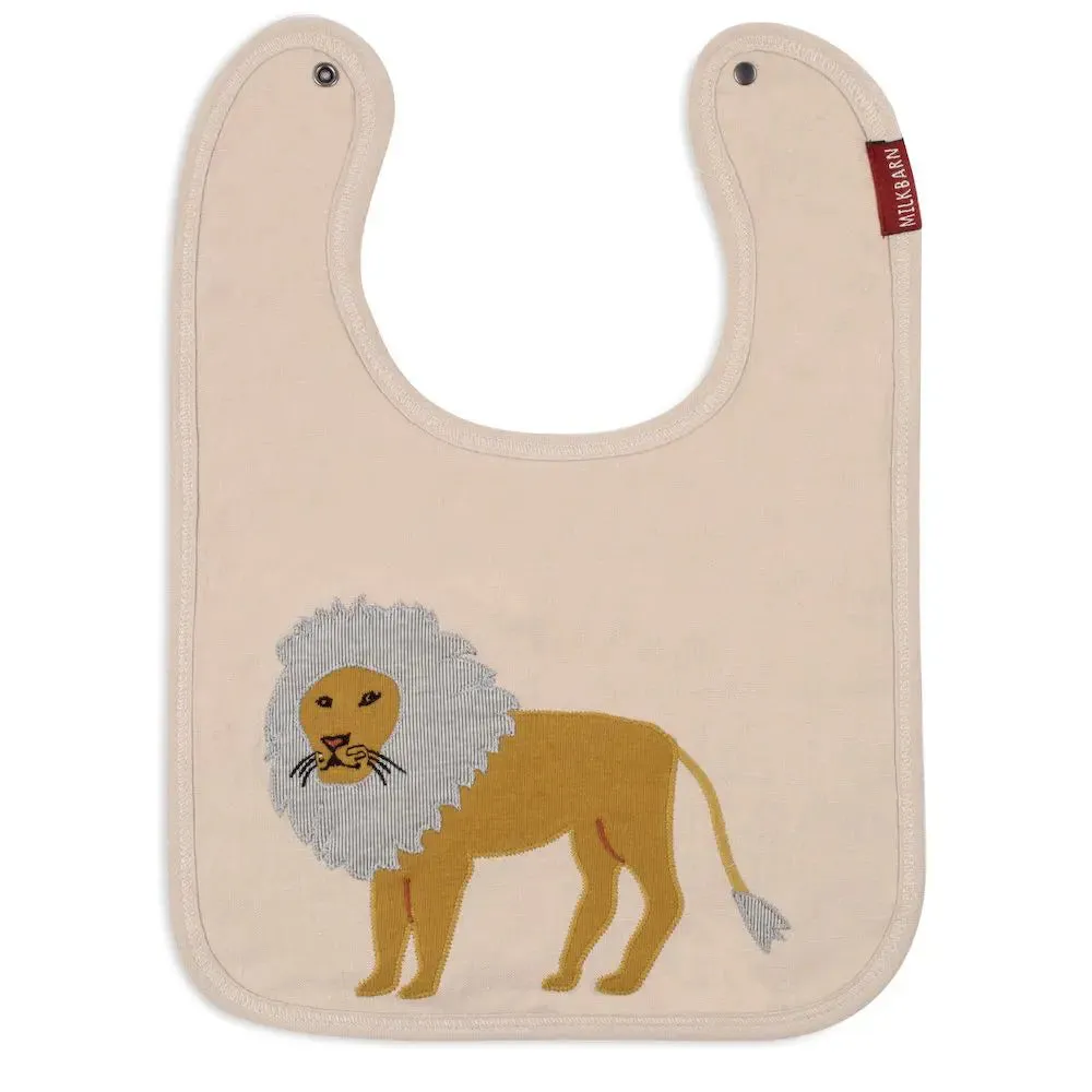 Lion Linen Two-Layer Bib