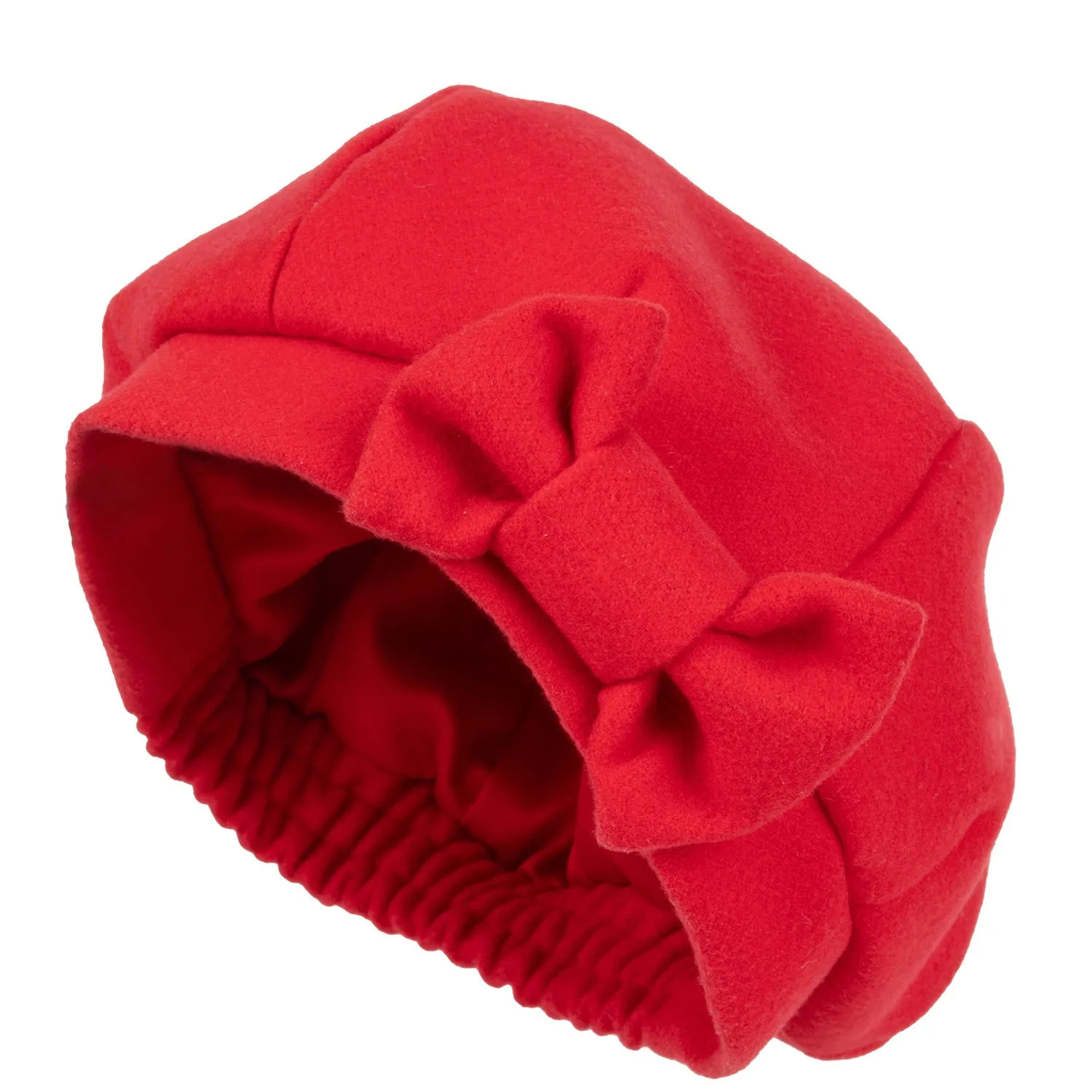 Little A HARPER Red Felt Coat & Beret Set LA24402