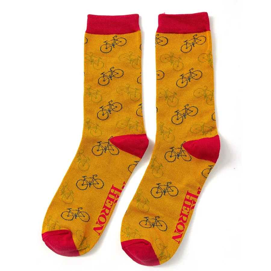 Little Bikes Sock Gift Box by Mr Heron, Size 7-11