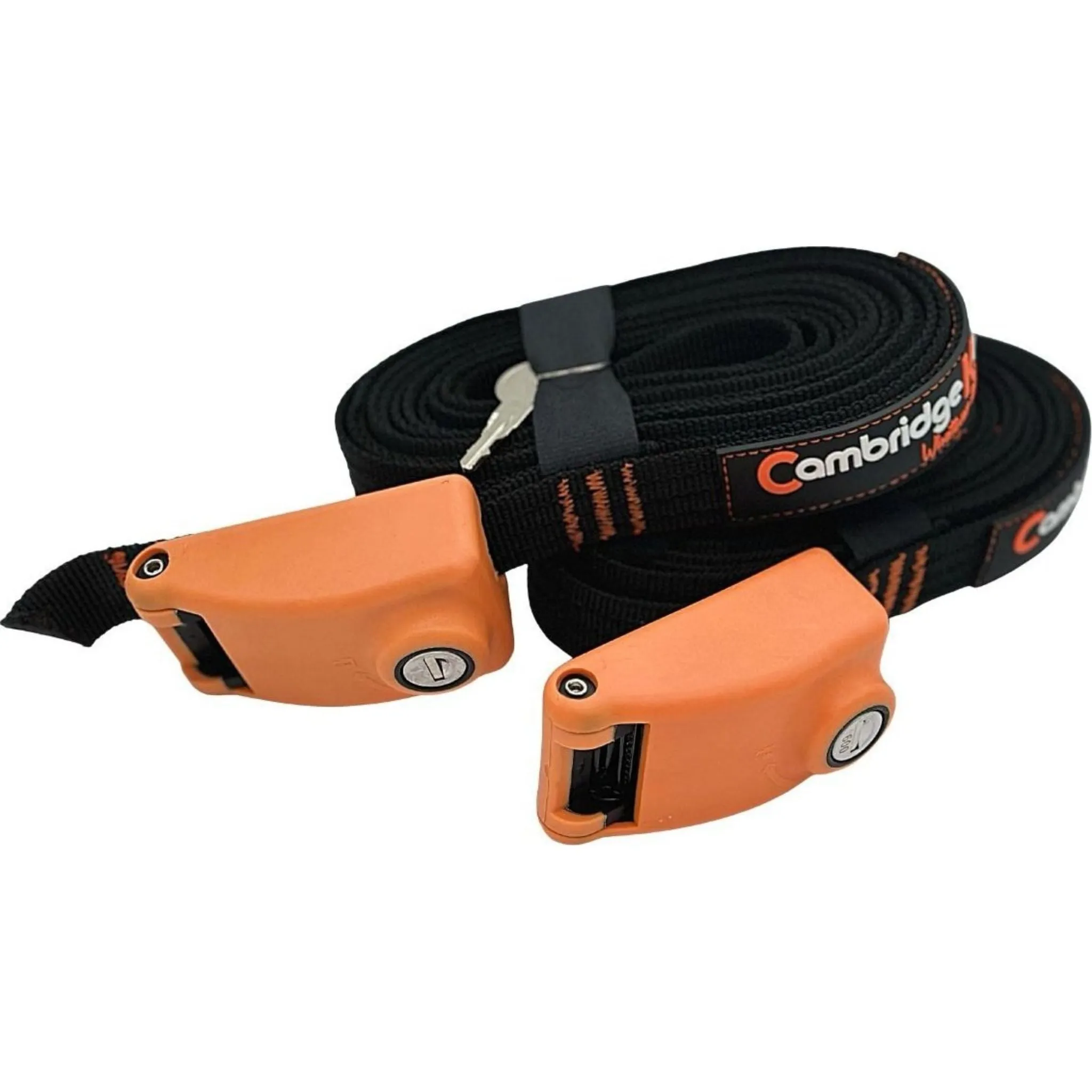 Lockable Cambridge Kayaks 4m Camlock Straps (pair)