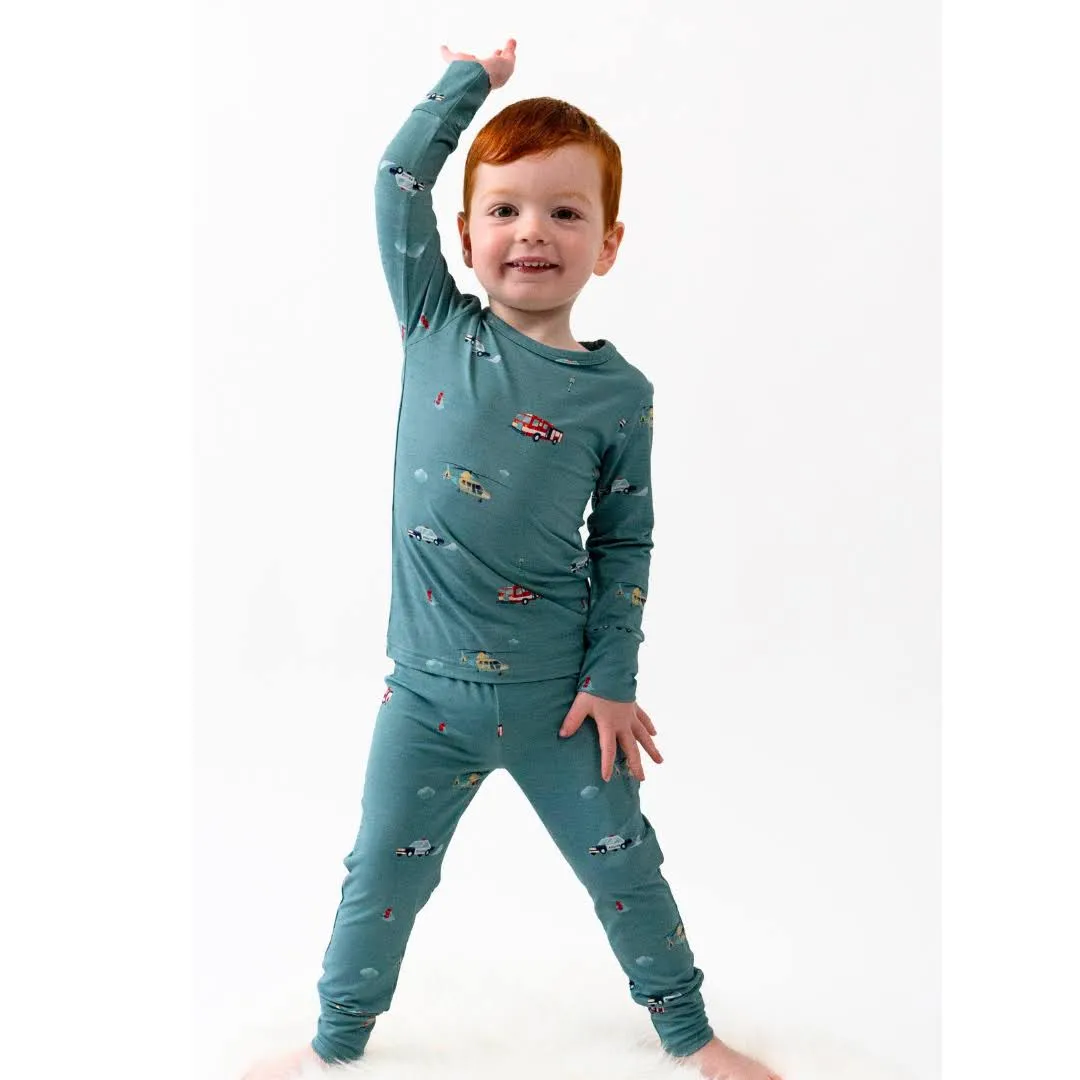 Long Sleeve PJ Set - Emergency Vehicles