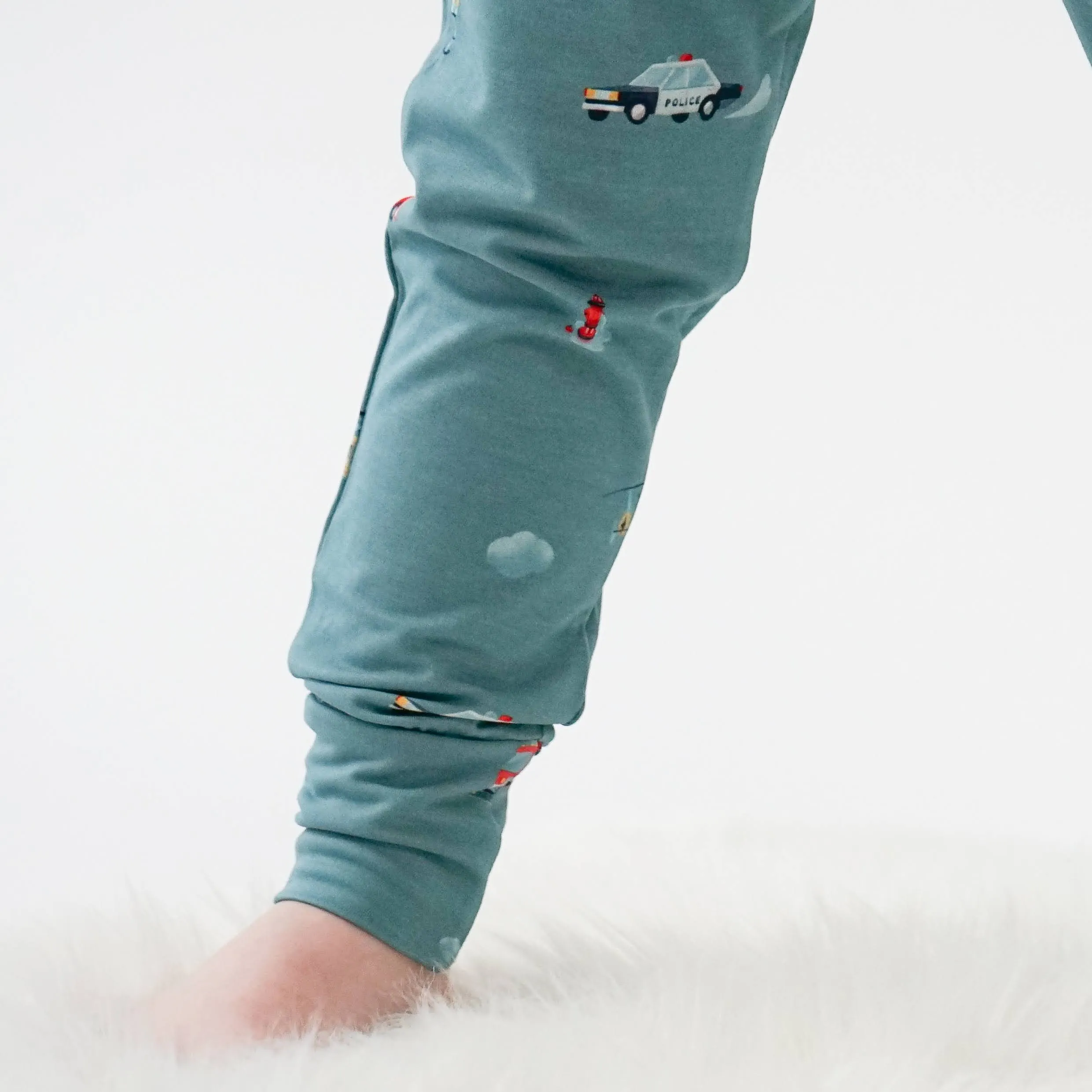 Long Sleeve PJ Set - Emergency Vehicles