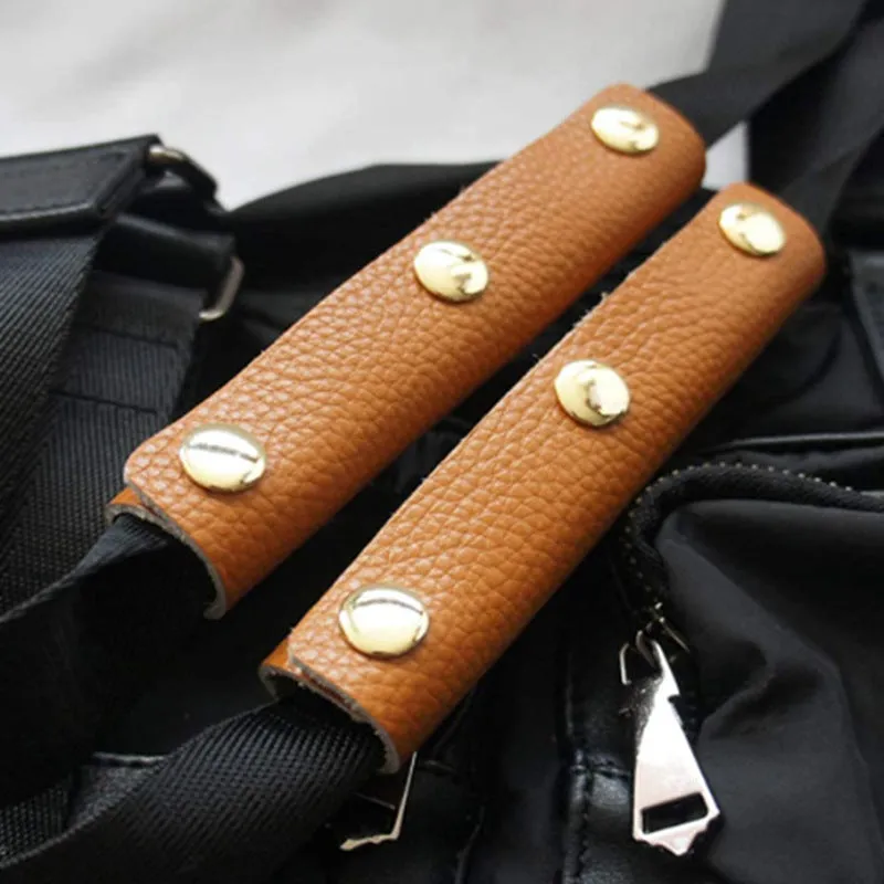 Luggage Canvas Bag With Anti-theft Hand Leather Protective Cover