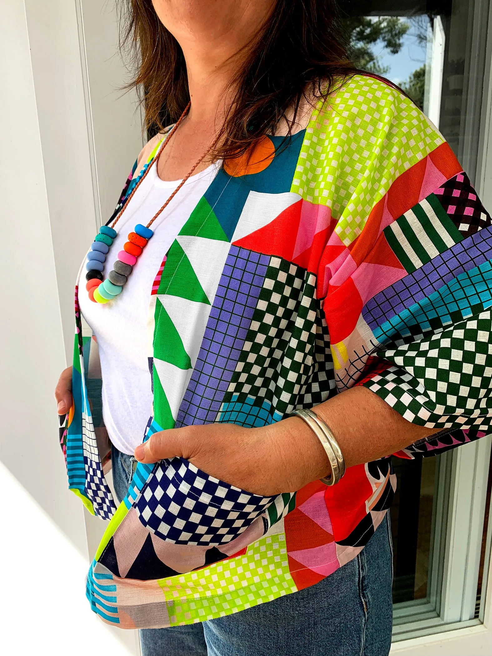 Luminous Kimono 100% linen cotton