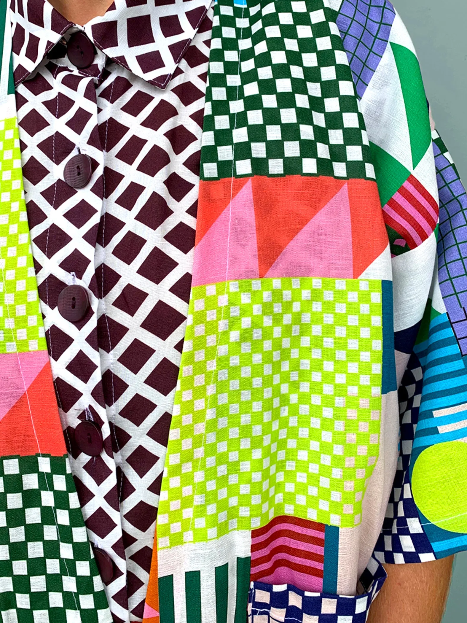 Luminous Kimono 100% linen cotton