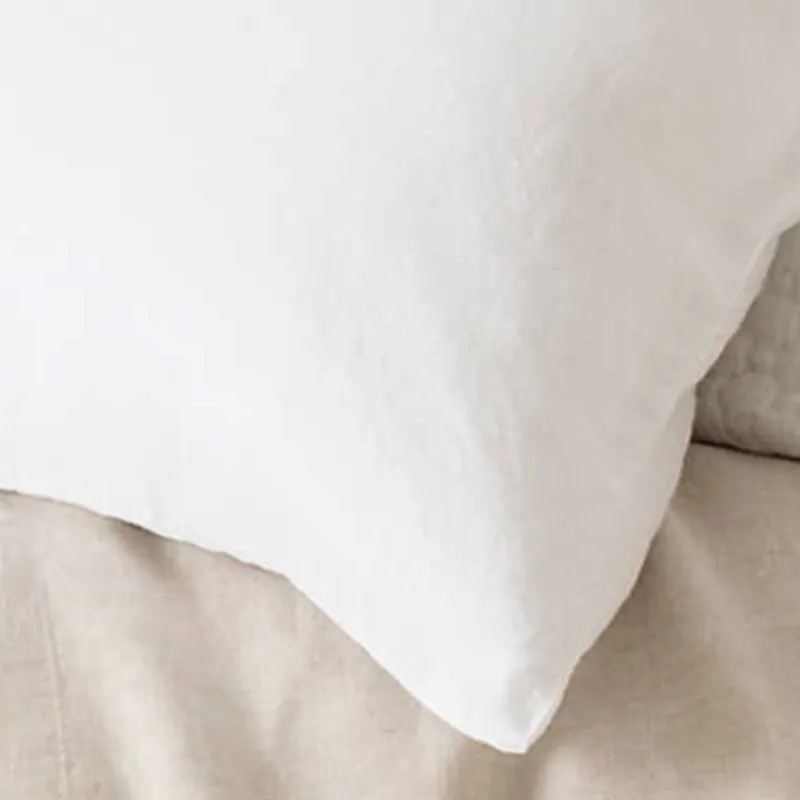 Lush Linen Sham- White (3 Sizes)