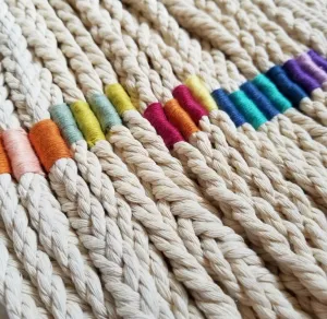 MADE TO ORDER  Plaited Cotton Plant Hanger