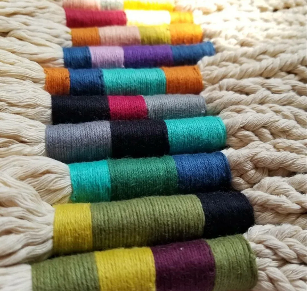 MADE TO ORDER  Plaited Cotton Plant Hanger