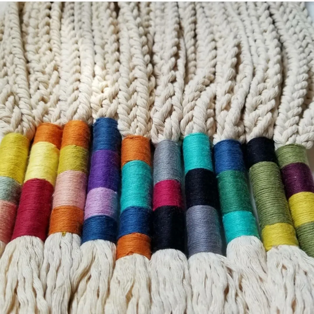MADE TO ORDER  Plaited Cotton Plant Hanger