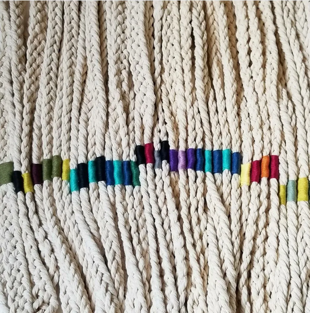 MADE TO ORDER  Plaited Cotton Plant Hanger