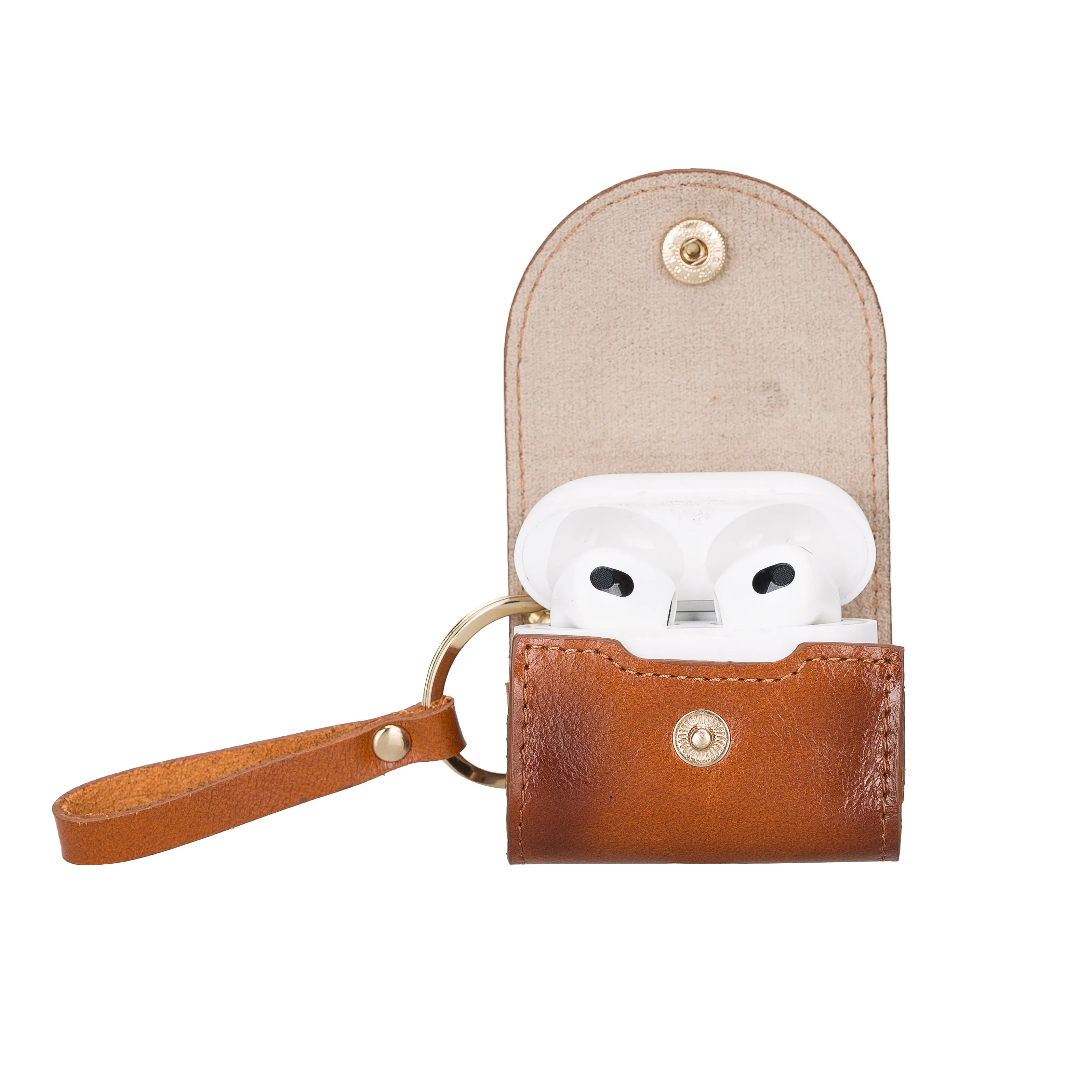 Mai Snap AirPods 4th and 3rd Gen Genuine Leather Case