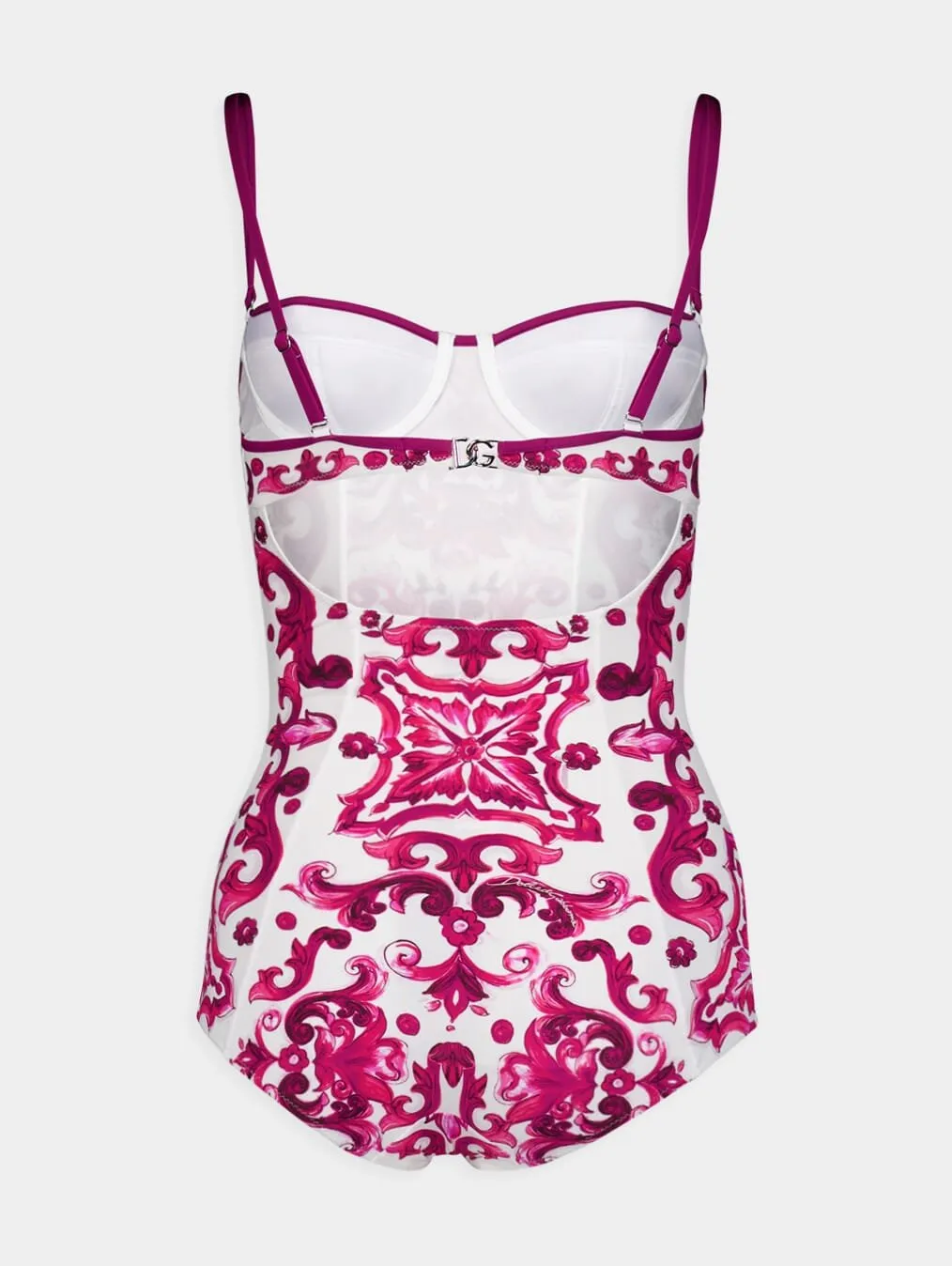 Majolica Print Balconette Swimsuit