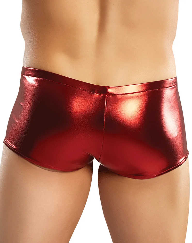 Male Power 153070 Heavy Metal Mini Short Boxer Briefs Red