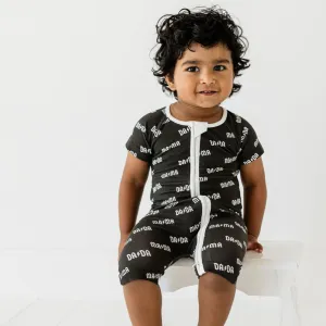 Mama & Dada Lightning Bolt Bamboo Shortie