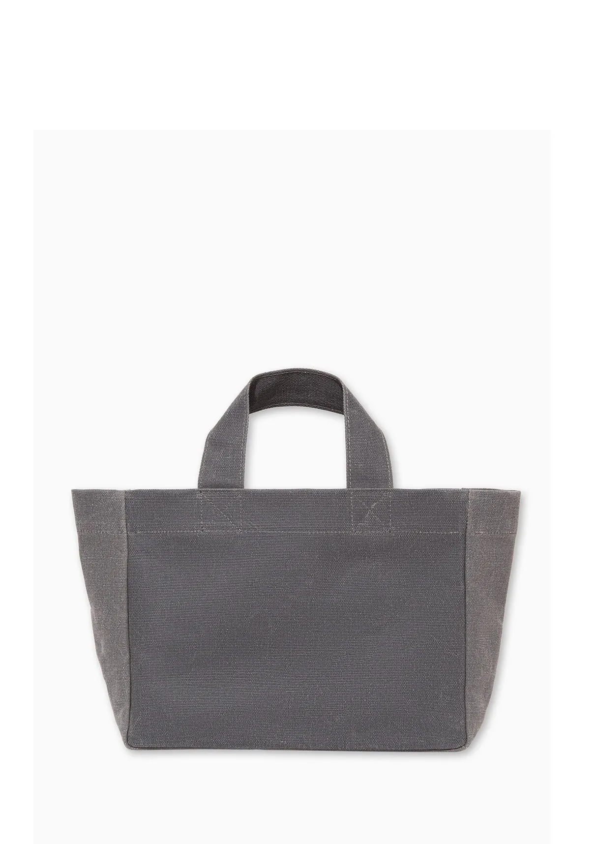 Marche X Mavi M Logo Printed Grey Bag