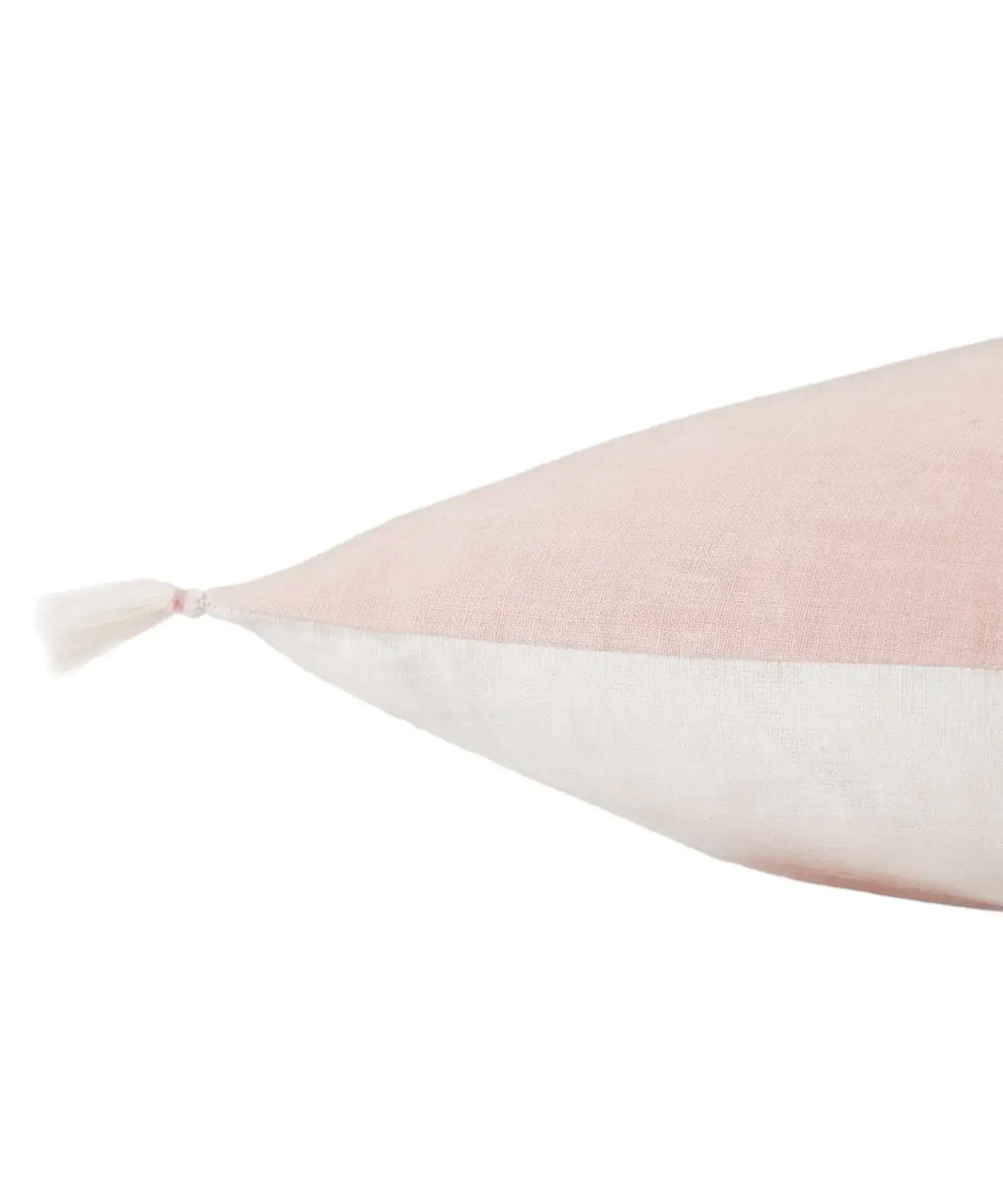 Margot Linen Throw Pillow, Blush