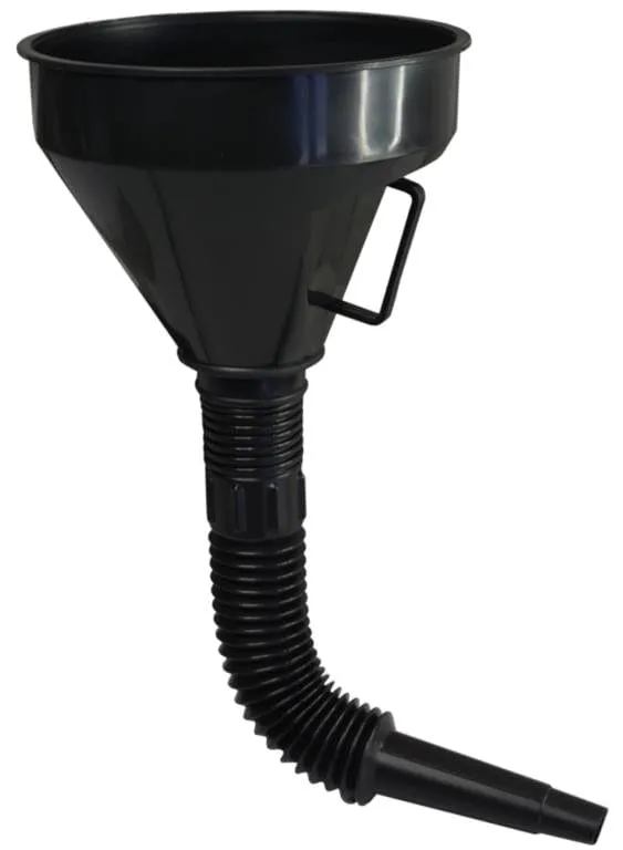 Medalist Plastic Funnel With Flexi-Spout & Metal Gauze Filter 62583