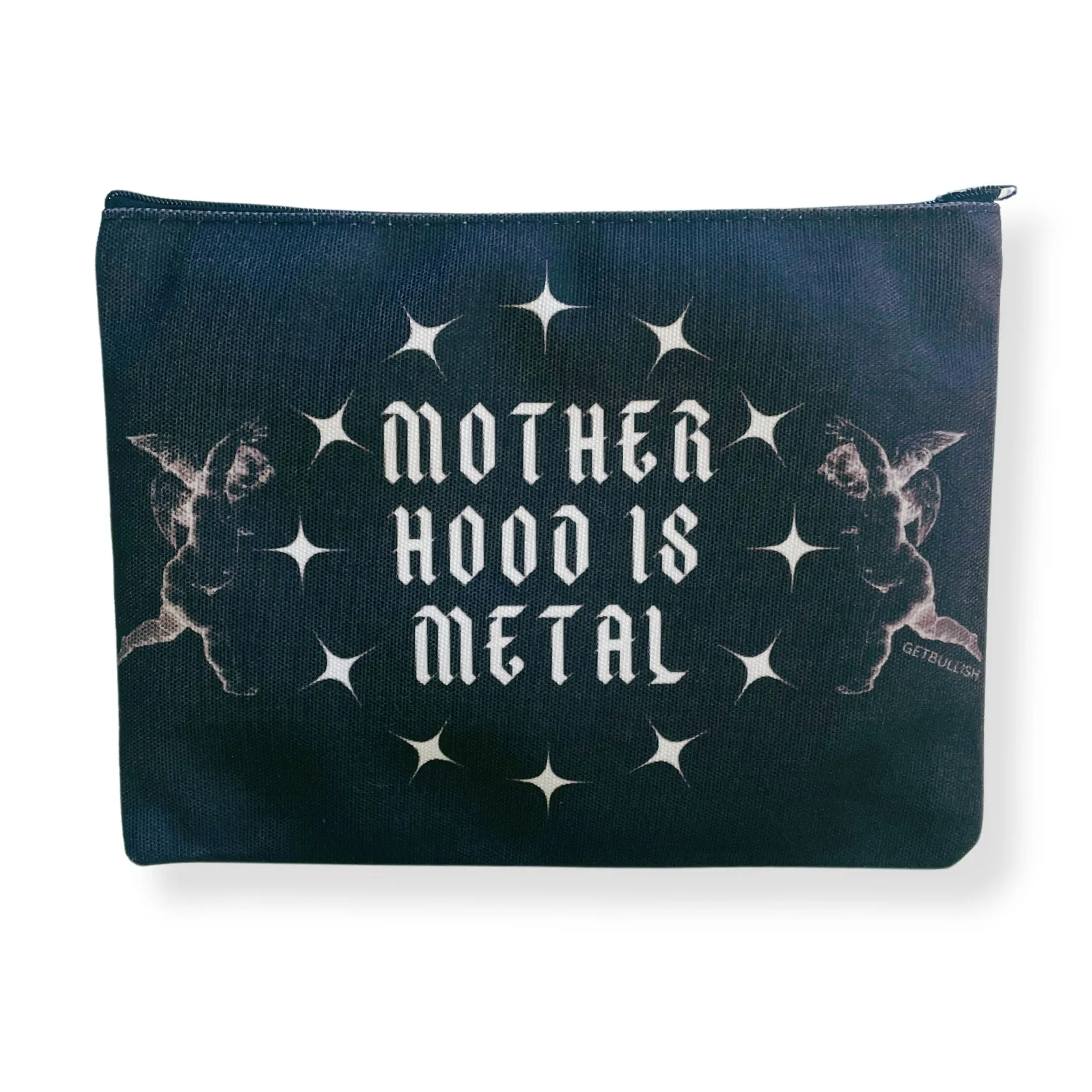 Mega Pack of 12 Canvas Zipper Pouches Feminist   Funny
