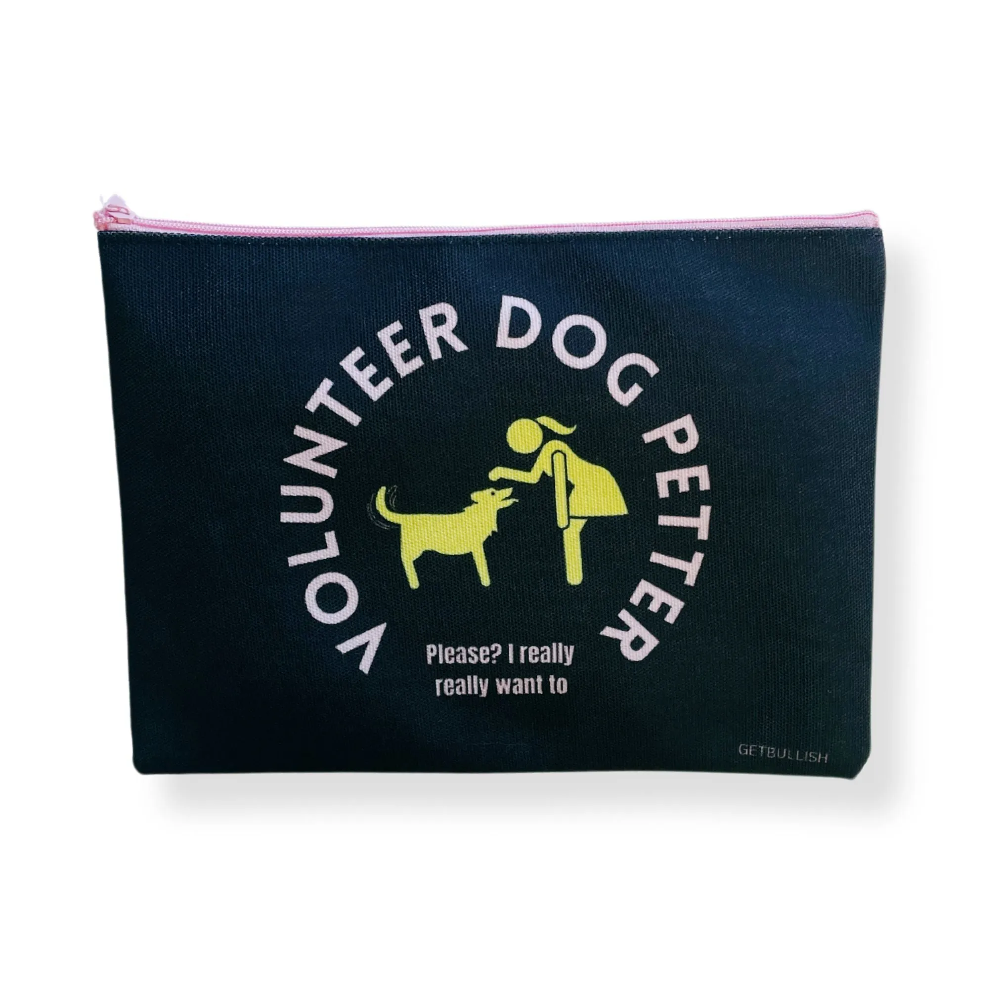 Mega Pack of 12 Canvas Zipper Pouches Feminist   Funny