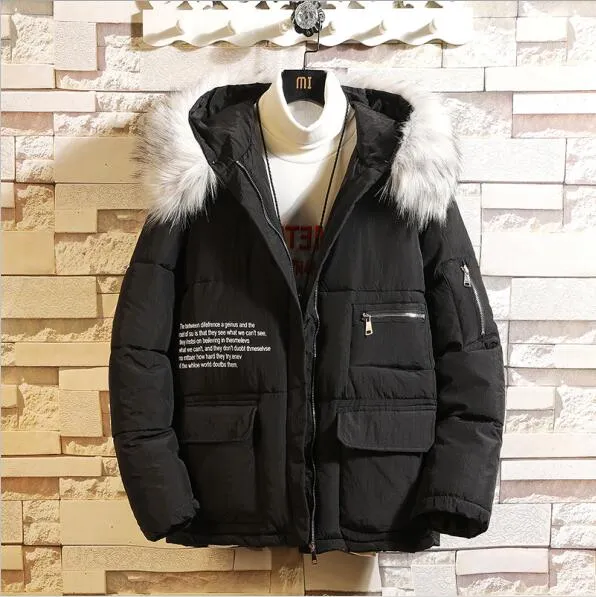 Men's Padded Parka Coat Up To 5XL
