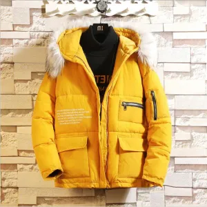 Men's Padded Parka Coat Up To 5XL