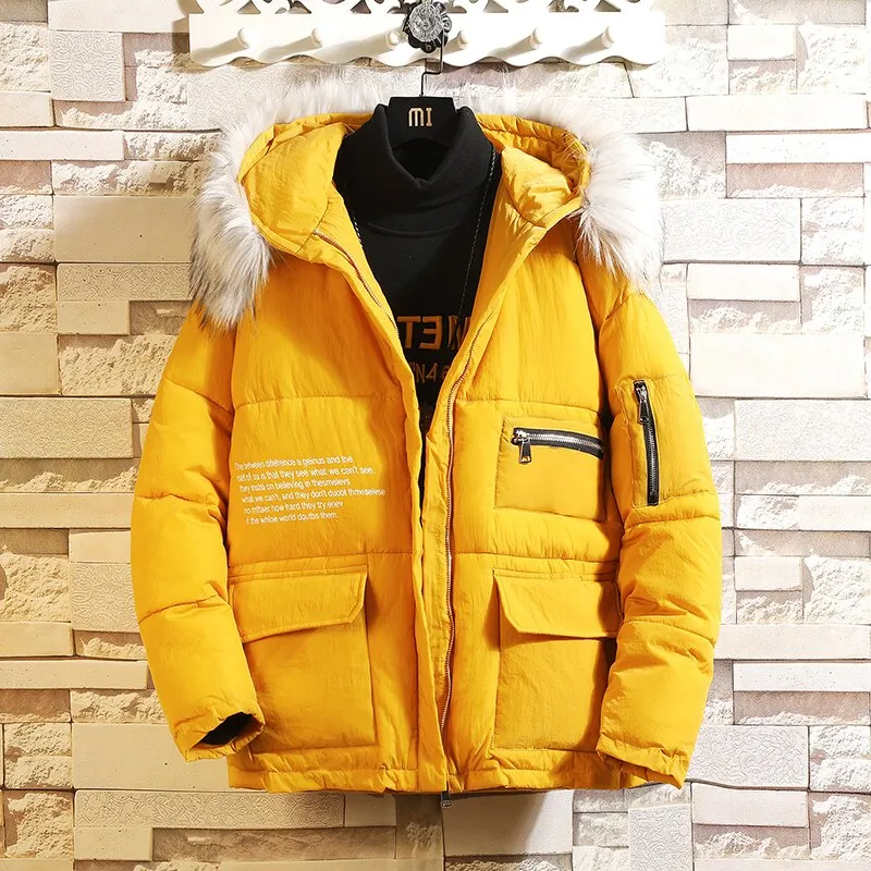 Men's Padded Parka Coat Up To 5XL