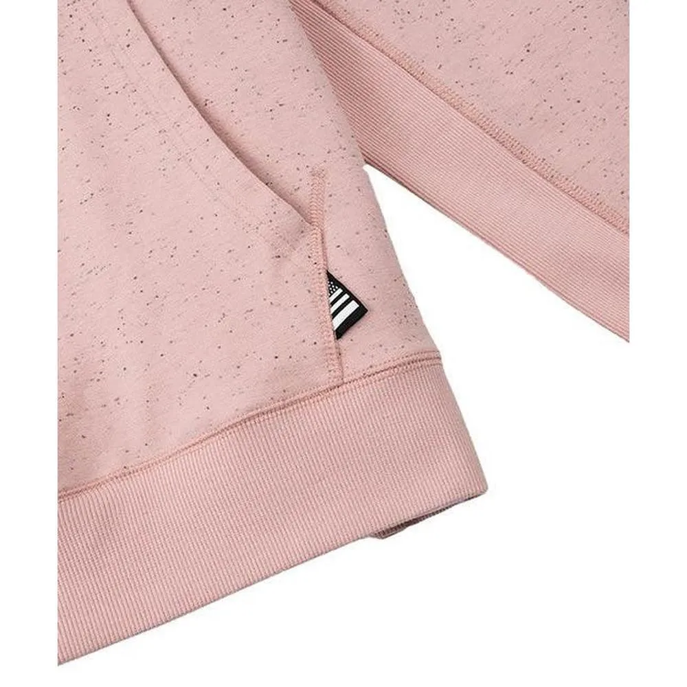 Men's Speckled Planes Hoodie, PEACH