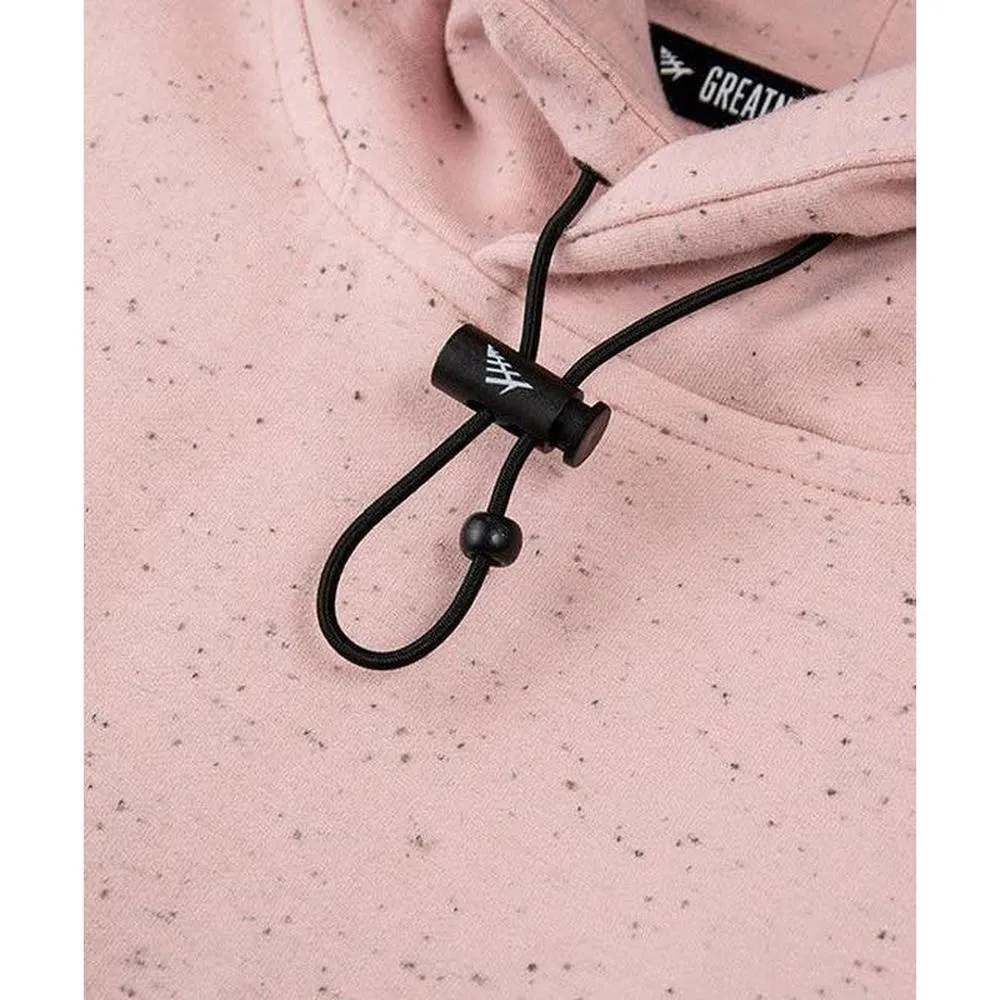 Men's Speckled Planes Hoodie, PEACH