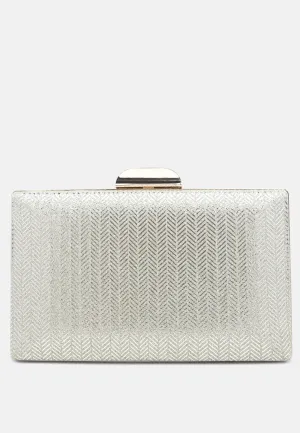 Metallic Shimmer Clutch Bag