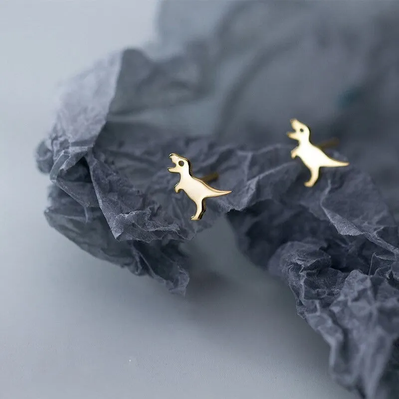 Mini Adorable Little Dinosaur Studs Earrings-SS028