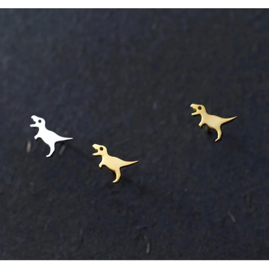 Mini Adorable Little Dinosaur Studs Earrings-SS028