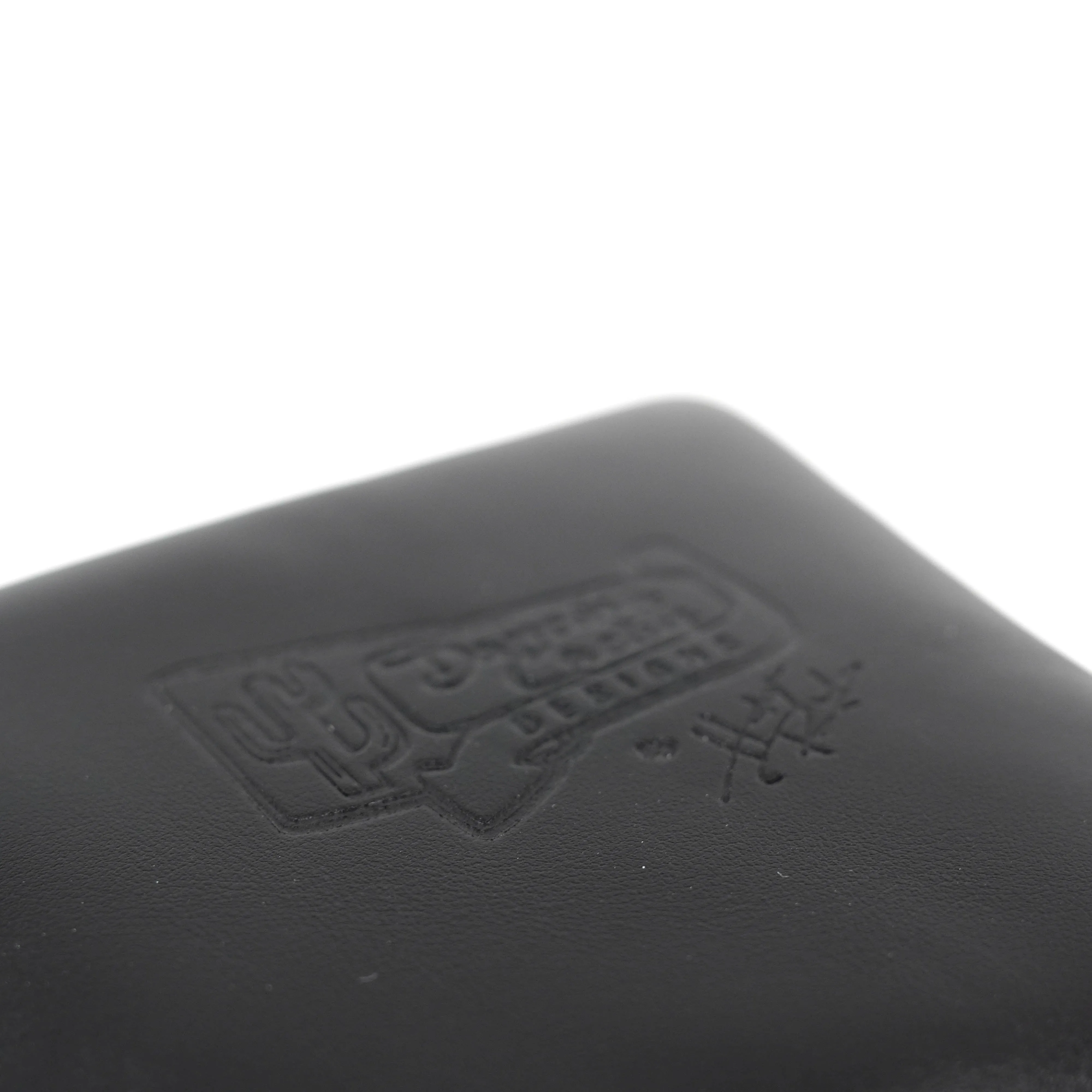 Mini Tray - Smooth Black Leather w/ Salt N' Pepper