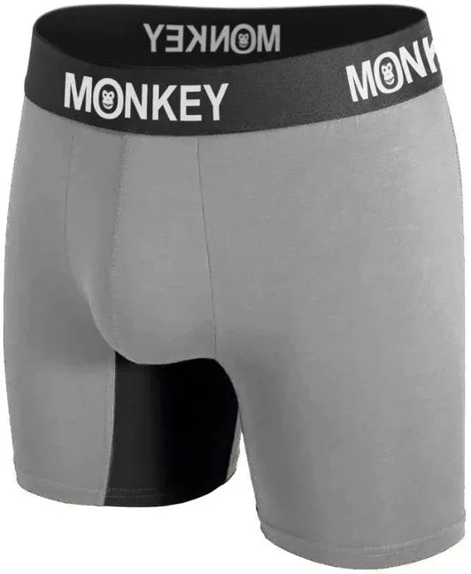 Monkey Undies Men's Grey Bamboo Boxer Brief
