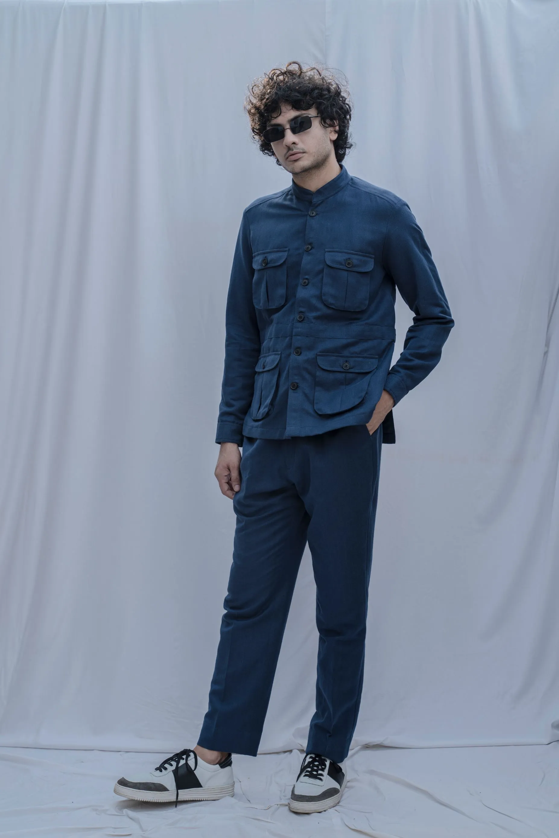 Montauk - Navy Jacket & Pant Co-ord Set