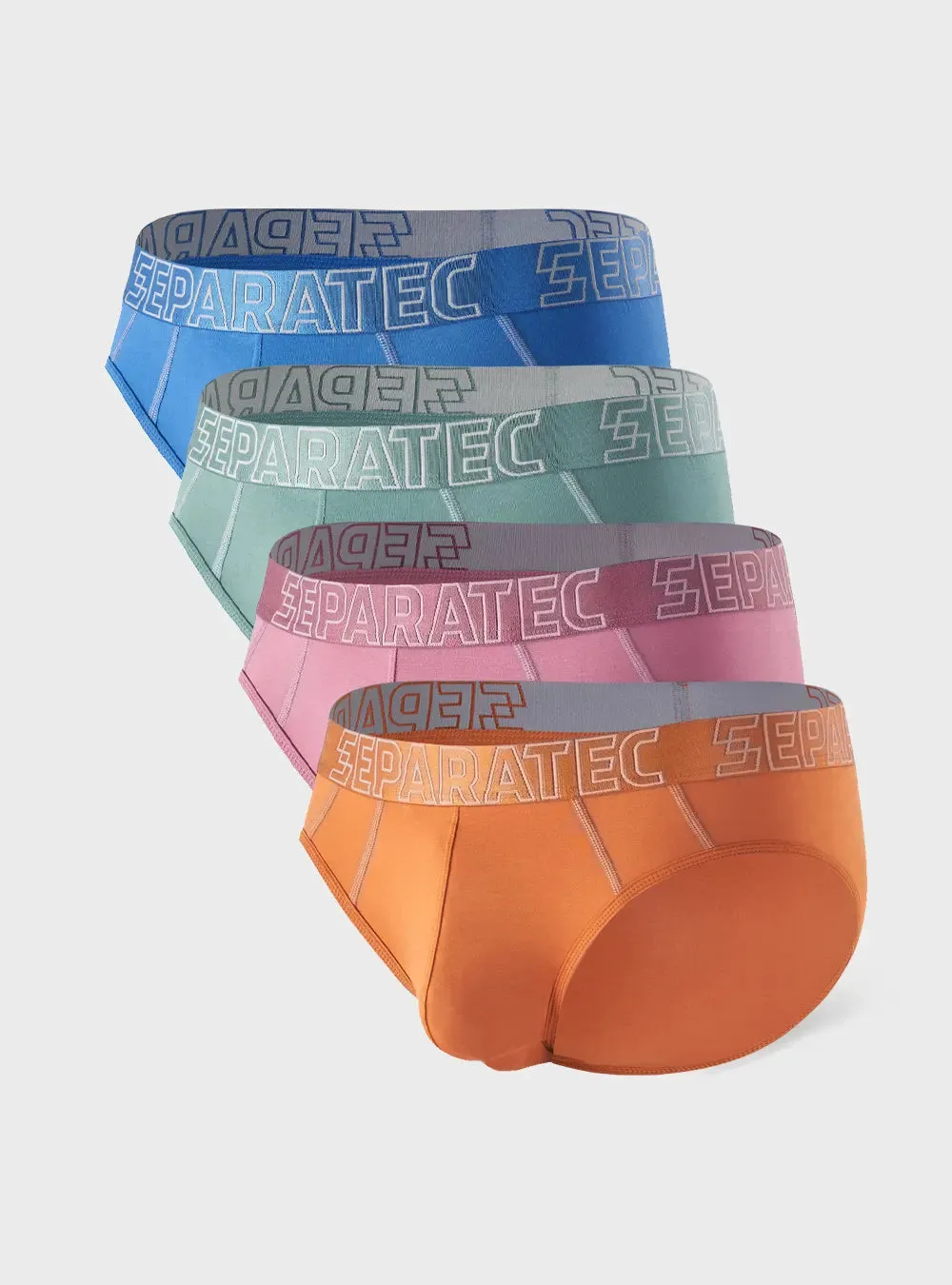 Multicolor Bamboo Rayon Briefs 4 Pack