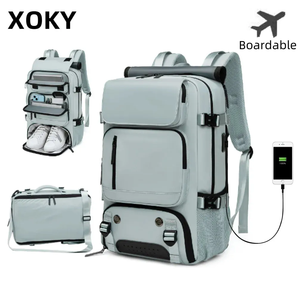 Multifunctional Travel Backpack with USB Charging Port