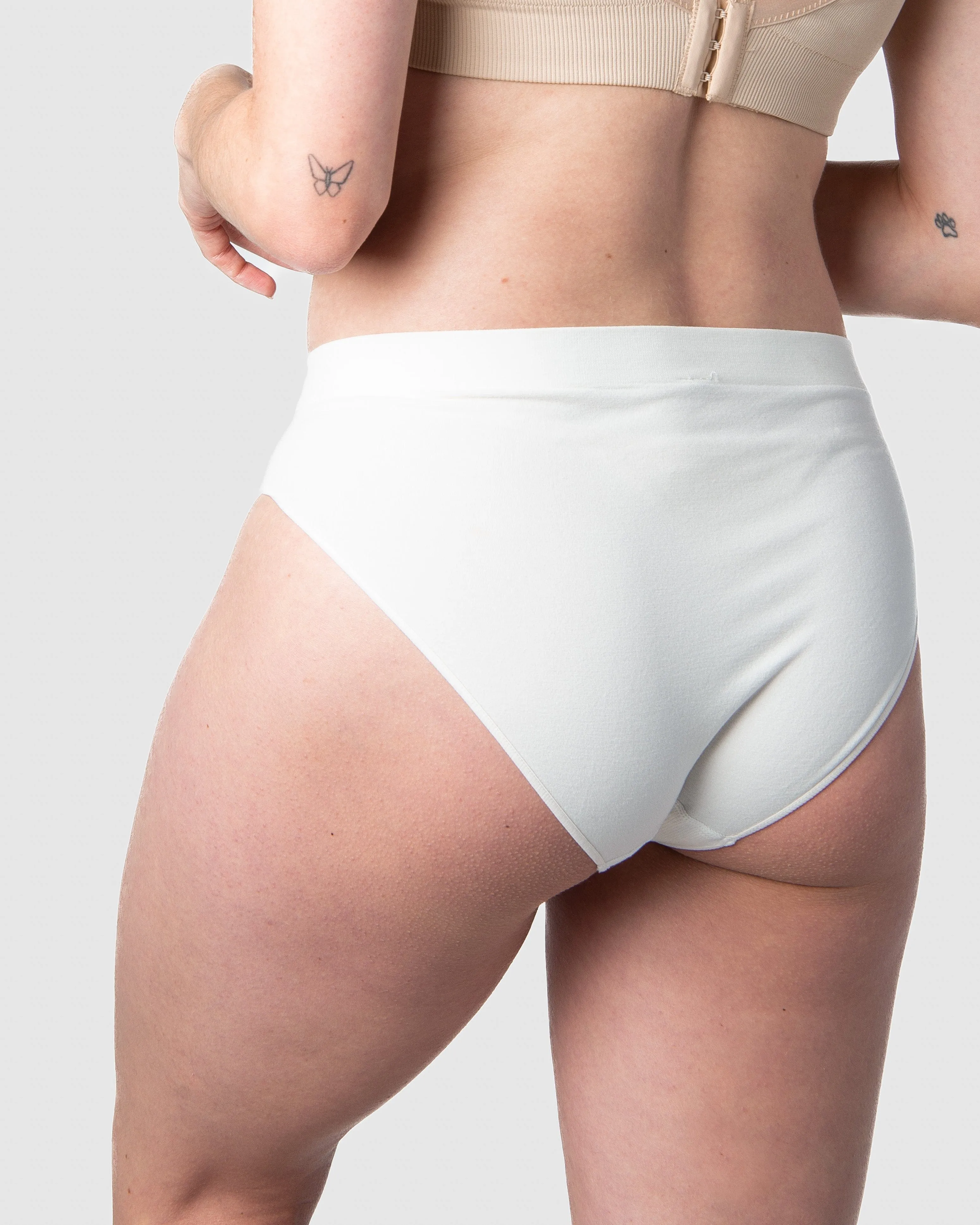 My Necessity Seamless Bikini Brief - Black & Ivory 2PK
