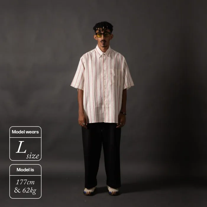 NAKANO SHIRT LINEN STRIPES TNOI