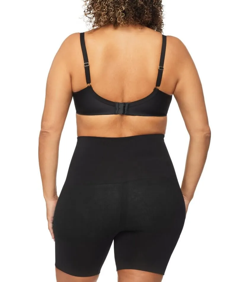 Nancy Ganz Bamboo Essentials Waisted Thigh Shaper Short - Black