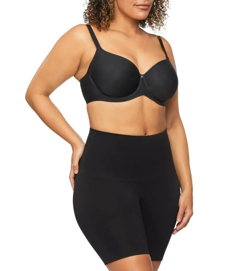 Nancy Ganz Bamboo Essentials Waisted Thigh Shaper Short - Black