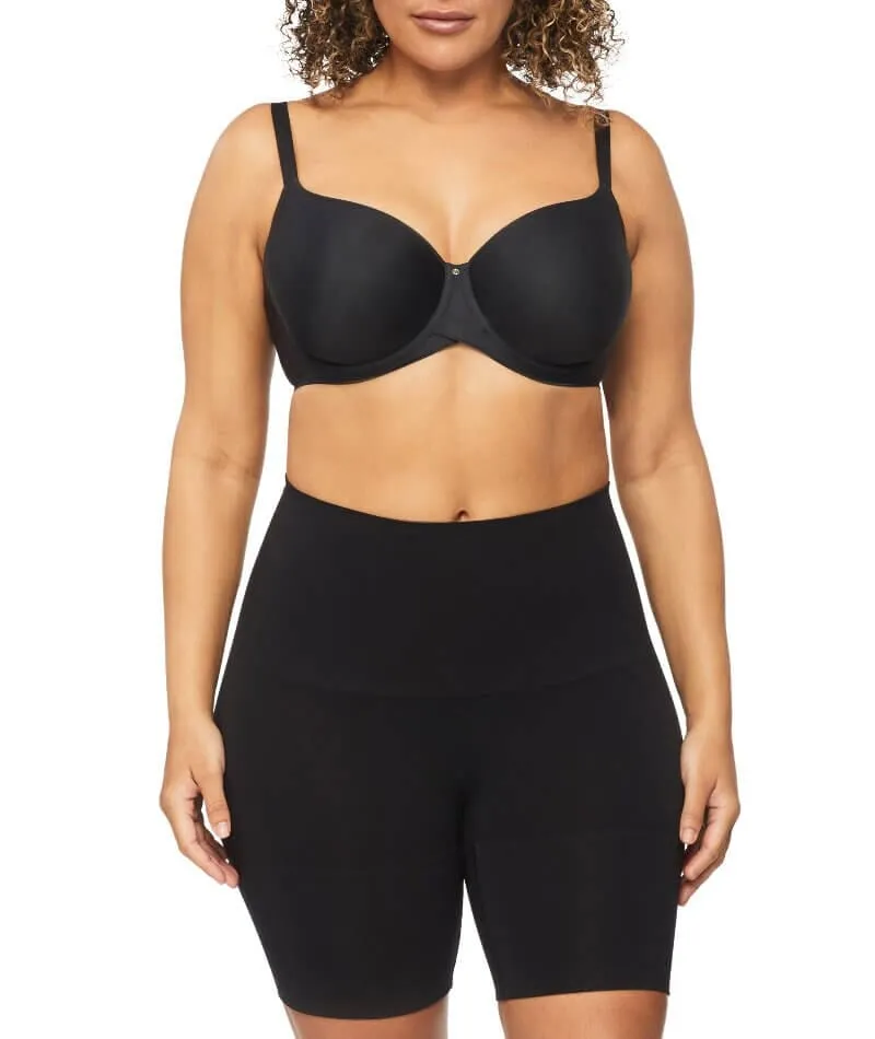 Nancy Ganz Bamboo Essentials Waisted Thigh Shaper Short - Black