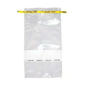 Nasco B01239 Whirl-Pak® Homogenizer Blender Round-Bottom Bags - 52 oz. (1,538) - Box of 500