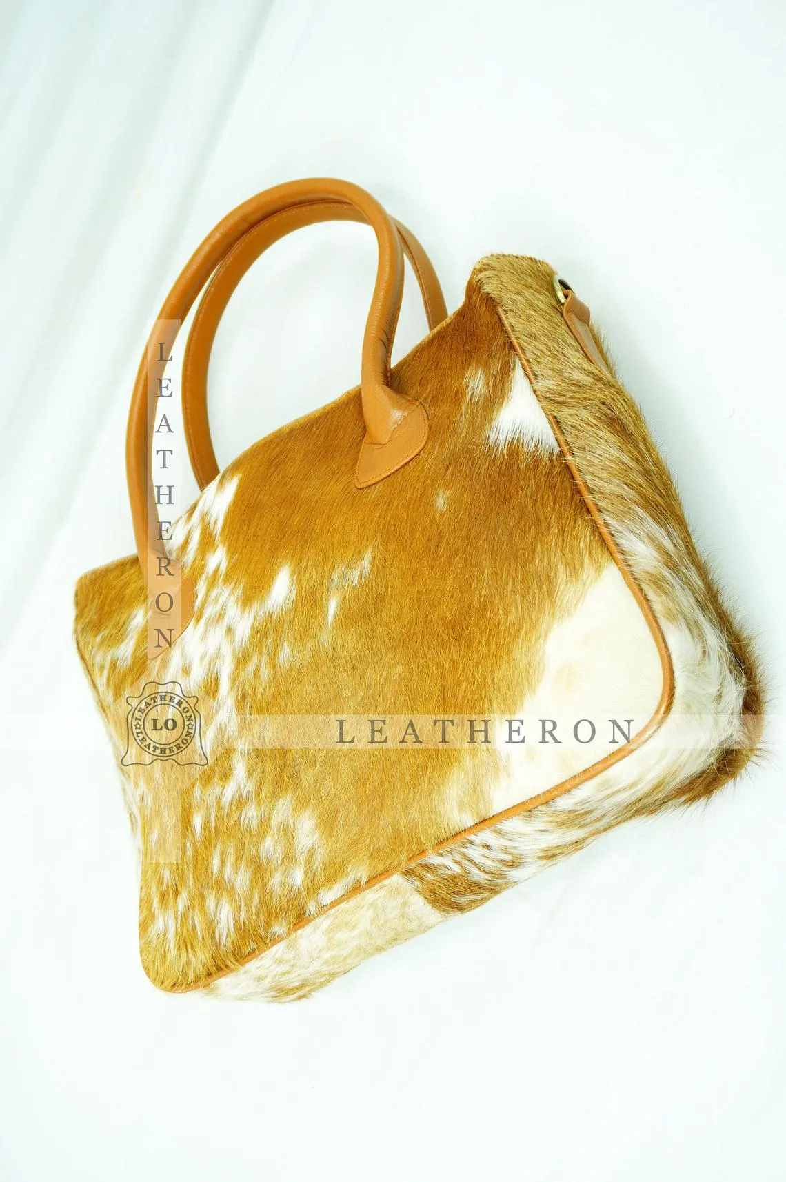 Natural Hair On Cowhide Handbag | Genuine Hair On Leather Shoulder Bag | Real Cow Skin Ladies Bag